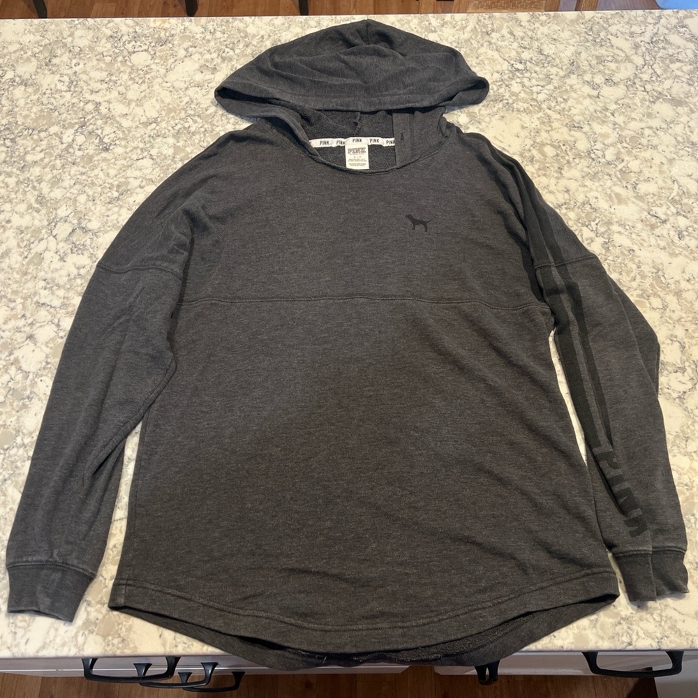 PINK Victoria's Secret Charcoal Hoodie